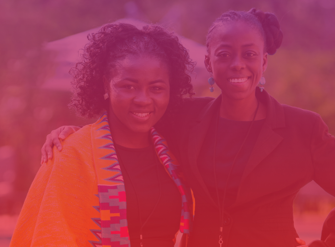 CGE African businesswomen smiling together